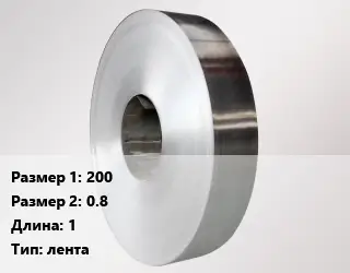 Нейзильбер 200х0.8 L=1 лента